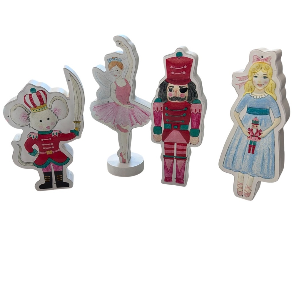 Burton and Burton Nutcracker Home Decor Set Shelf Sitter NWOT